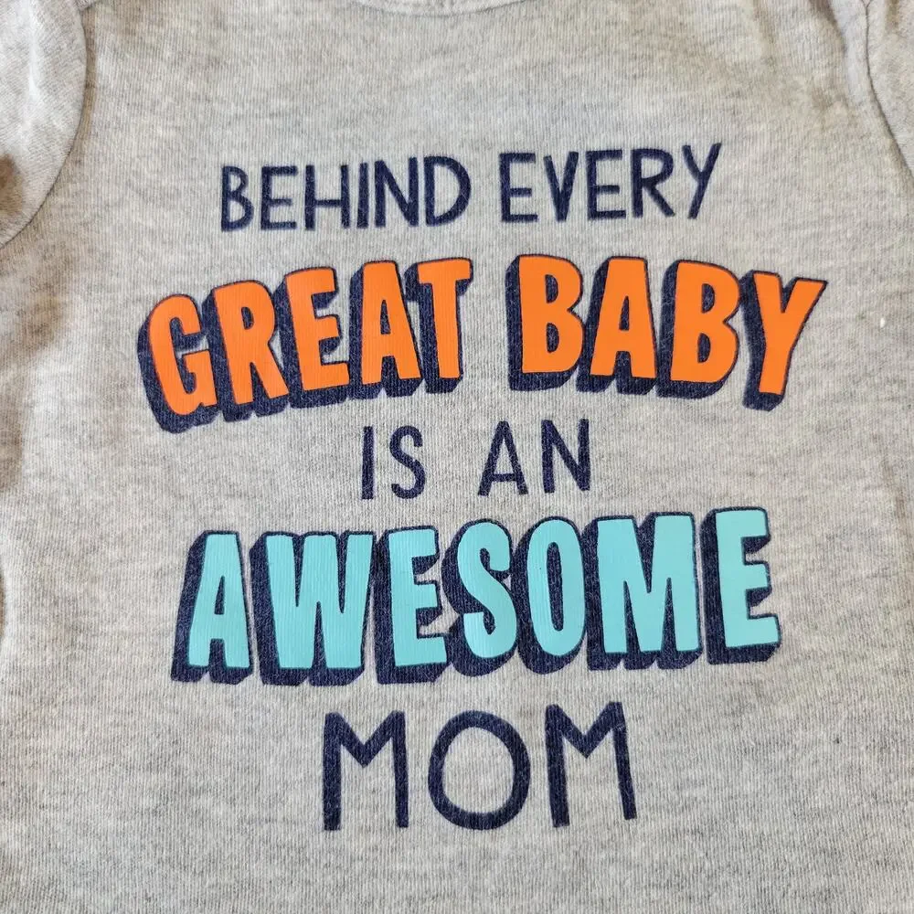 15 Assorted Baby Bodysuits 0-6 Months - Graphic Prints & Stripes Mom, Tattoos,